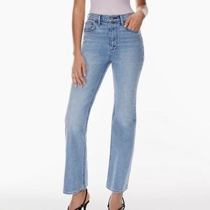 ARITZIA DENIM FORUM TWIGGY HIGH RISE FLARE JEANS